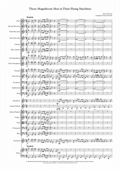 Those Magnificent Men In Their Flying Machines (arr. Tony Tournoff)