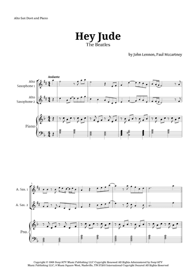 Hey Jude (arr. Langanho)