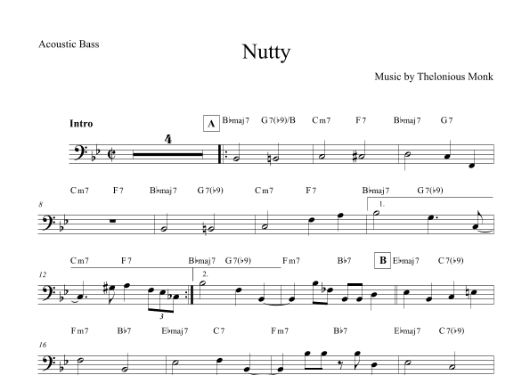 Nutty (arr. The Sheet Music Library)