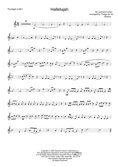 Hallelujah (arr. Thiago de Sá Oliveira)