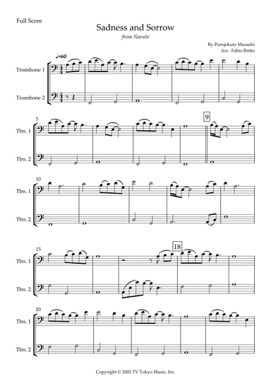 Sadness And Sorrow (arr. Fabio Britto)