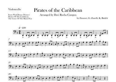 Pirates Of The Caribbean (arr. Davi Rocha Campos)