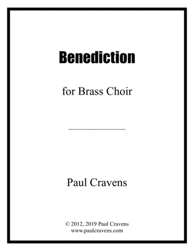 Benediction (Brass Choir - Score and Parts)
