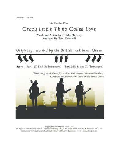 Crazy Little Thing Called Love (arr. Scott Grimaldi)