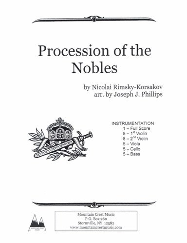 Procession of the Nobles-Score (arr. Joseph J. Phillips)