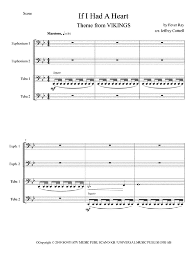 If I Had A Heart (arr. Jeffrey Cottrell)