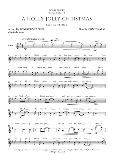 A Holly Jolly Christmas (arr. Danilo “Daca” Alves)