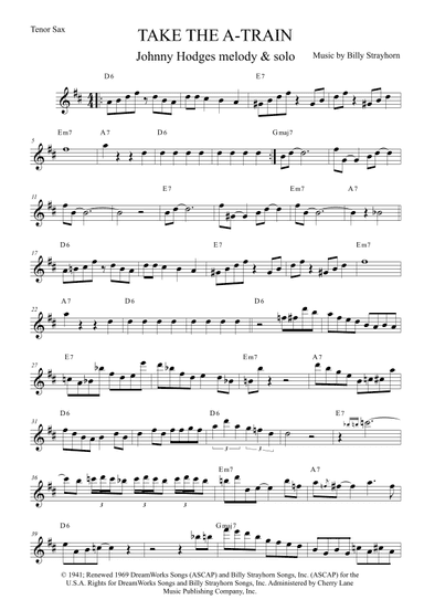 Take The "a" Train (arr. Anderson Quevedo)