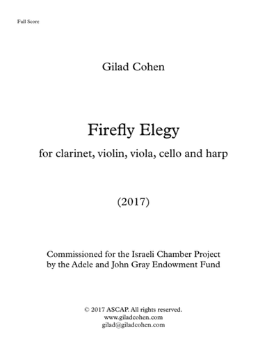 Firefly Elegy