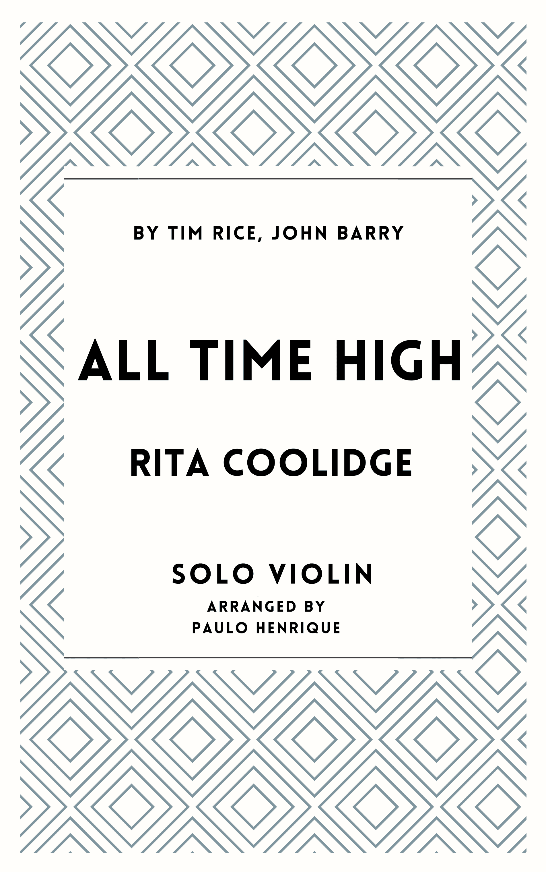 All Time High (arr. Paulo Henrique)