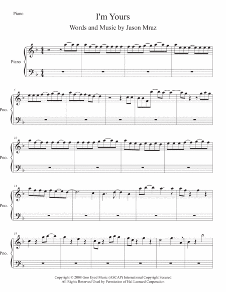 I'm Yours (arr. Kevin Busse)