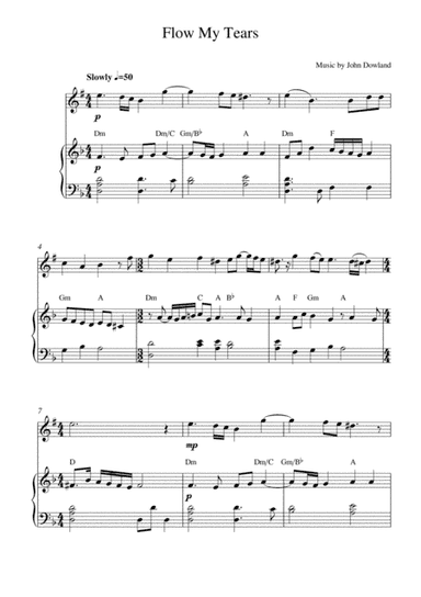 Flow My Tears (arr. Kaiserin Rebecca)