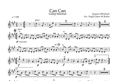 Can-can (arr. Ángel López de Rodas)
