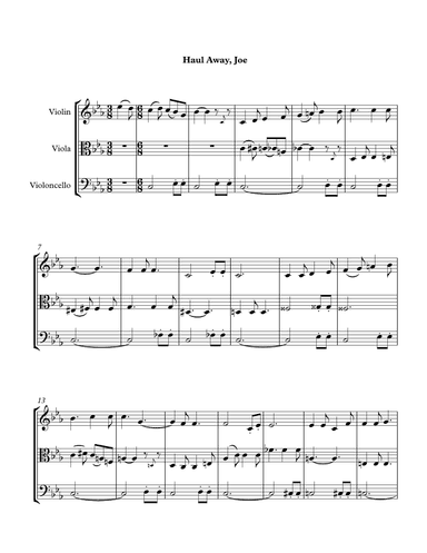 Haul Away Joe (arr. Ronald Batkiewicz)