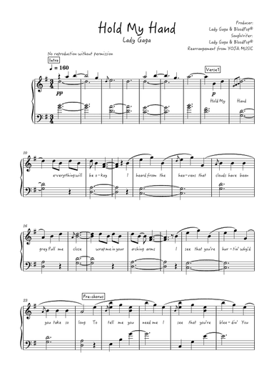 Hold My Hand (arr. YOJA Music)