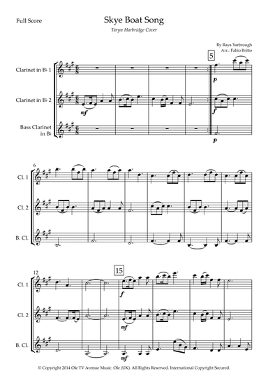 Skye Boat Song (arr. Fabio Britto)
