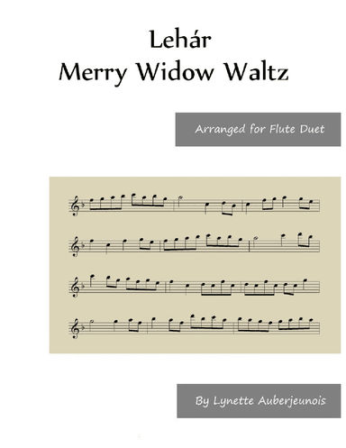 Merry Widow Waltz - Flute Duet (arr. Lynette Auberjeunois)