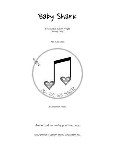 Baby Shark (arr. Kate Emht)