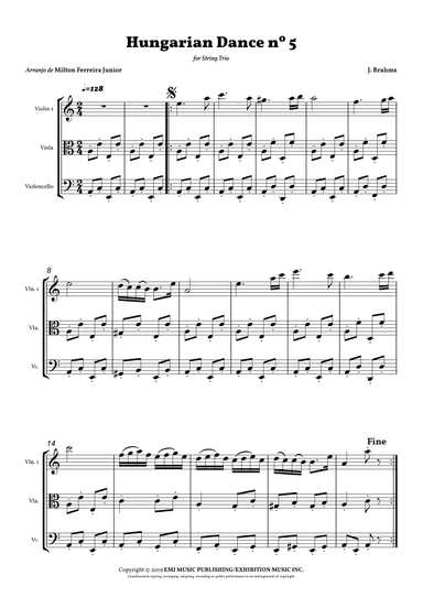 Hungarian Dance n. 5 (arr. Milton F. Junior)