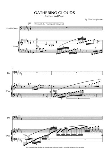 Gathering Clouds - Double Bass