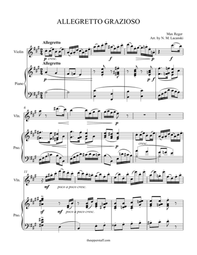 Allegretto Grazioso (arr. Nick Lacanski)