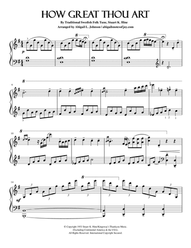 How Great Thou Art (arr. Abigail L. Johnson)
