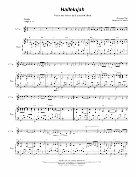 Hallelujah (arr. Stephen DeCesare)