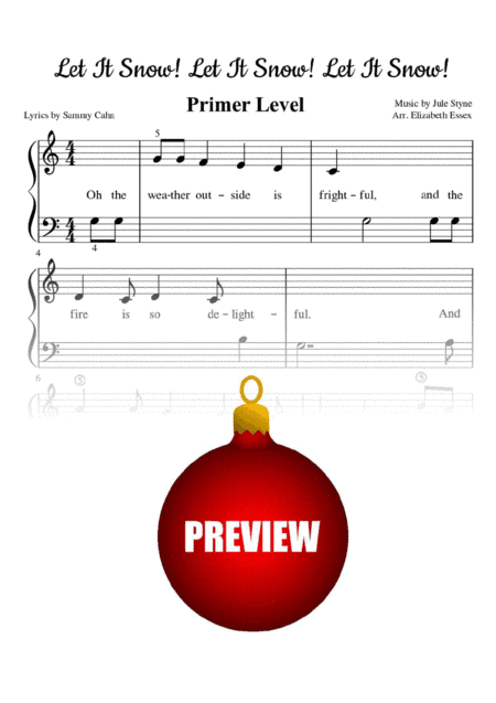 Let It Snow! Let It Snow! Let It Snow! (arr. Elizabeth Essex)