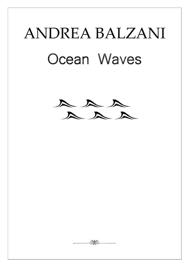 Ocean Waves [PIANO SCORE] (foglio album)