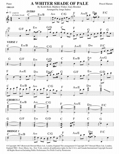 A Whiter Shade Of Pale (arr. Jorge Juárez)