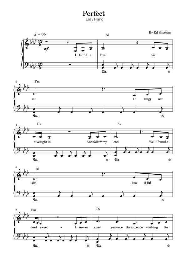 Perfect (arr. poon)