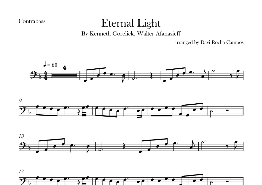 Eternal Light (arr. Davi Rocha Campos)