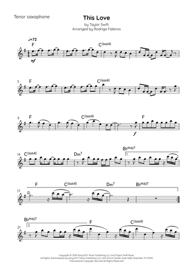 This Love (arr. Rodrigo Faleiros)
