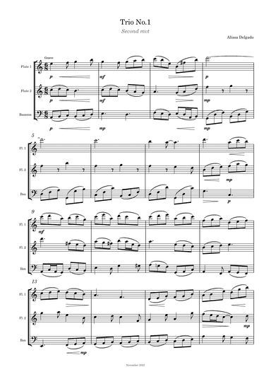 Trio No.1 mvt 2