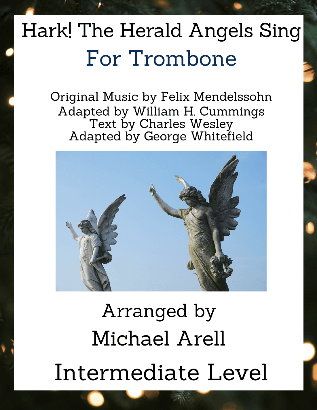 Hark The Herald Angels Sing--Trombone (arr. Michael Arell)