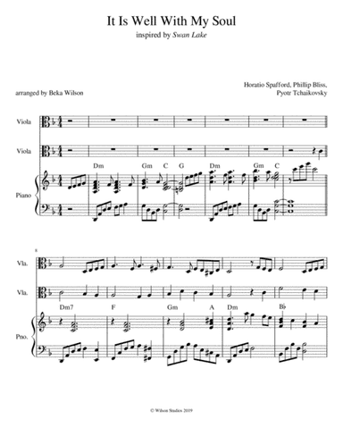 It Is Well (in the setting of Swan Lake) (arr. Beka Wilson)