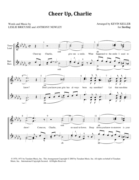 Cheer Up, Charlie (arr. Kevin Keller)
