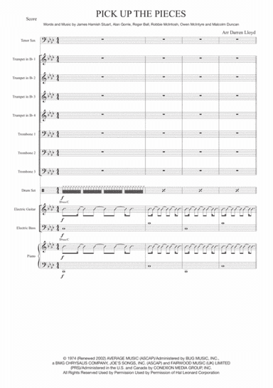 Pick Up The Pieces (arr. Darren Lloyd)