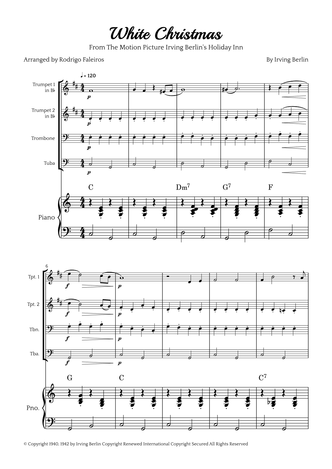 White Christmas (arr. Rodrigo Faleiros)