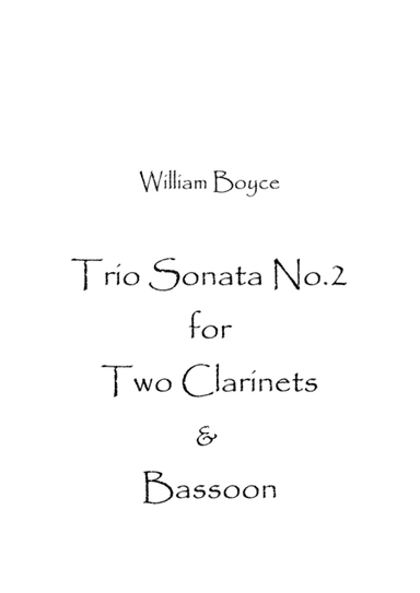 Trio Sonata No.2 (arr. Spence Bundy)