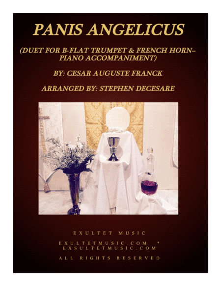 Panis Angelicus (Duet for Bb-Trumpet and French Horn - Piano Accompaniment) (arr. Stephen DeCesare)