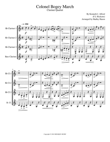 Colonel Bogey March (arr. Hadley Hazen)