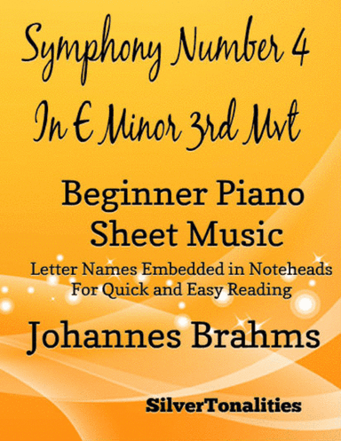 Romance Eine Kleine Nachtmusik Beginner Piano Sheet Music 2nd Edition (arr. SilverTonalities)