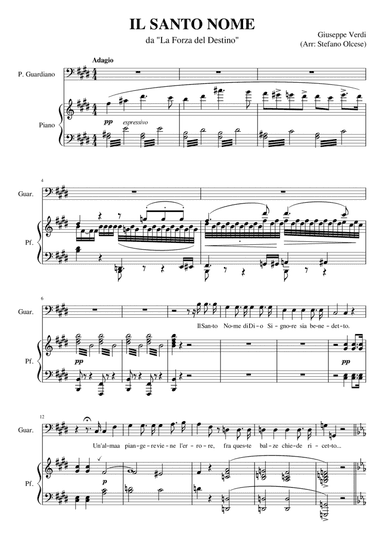 Il Santo Nome di Dio Signore (arr. Stefano Olcese)