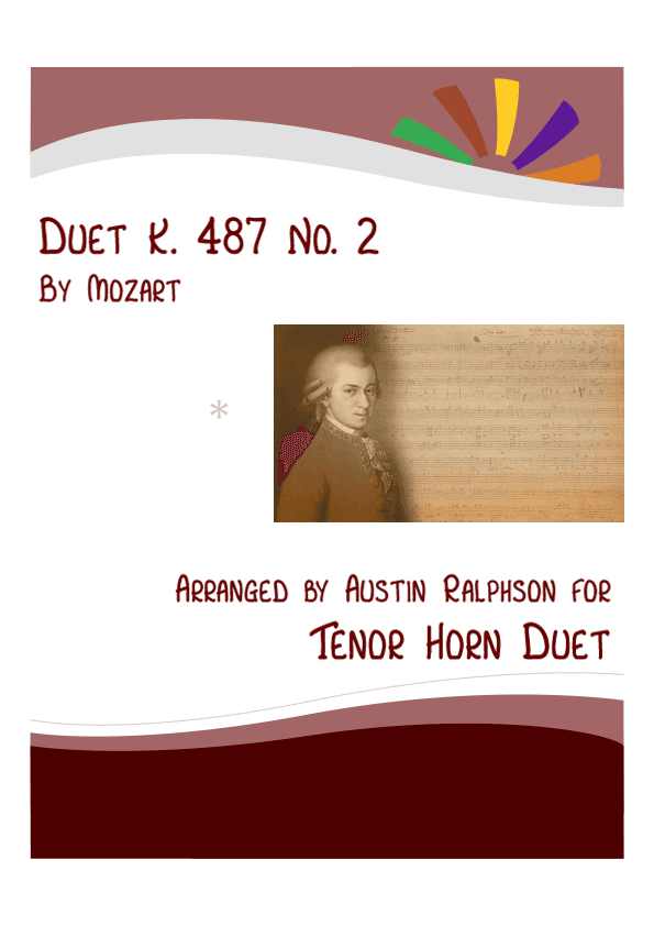 Mozart K. 487 No. 2 - tenor horn duet (arr. Austin Ralphson)