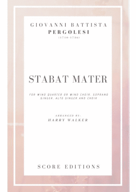 Wind Quartet: Giovanni Battista Pergolesi _ Stabat Mater (arr. Harry Walker)