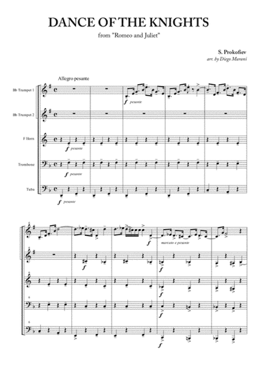 Dance Of The Knights (arr. Diego Marani)