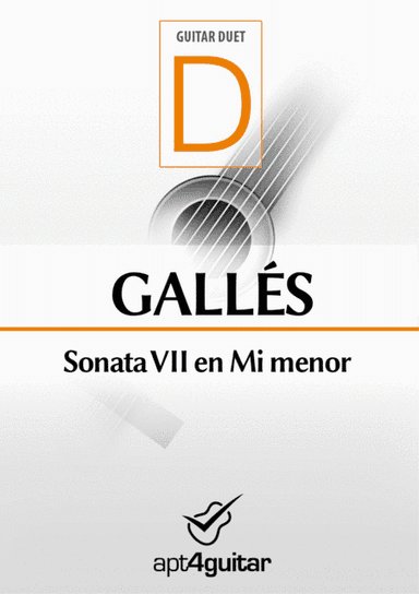 Sonata VII en Mi menor (arr. Roberto García)