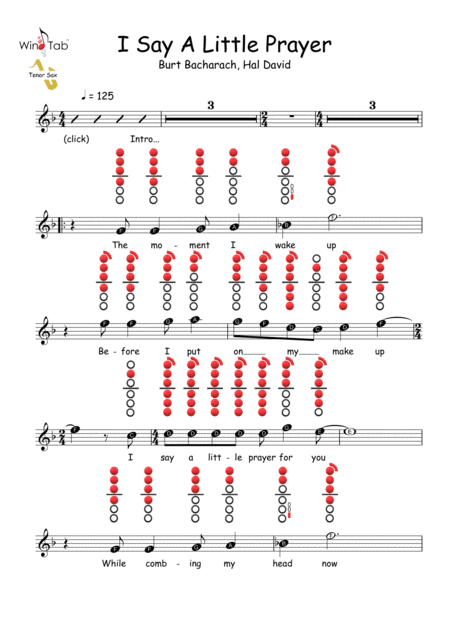 I Say A Little Prayer (arr. WindTab)