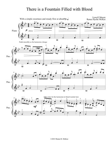 There is a Fountain Filled with Blood (arr. Renee Hyche McKee)